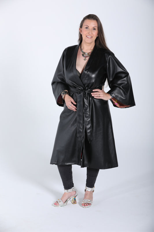 Vegan Luxe Leather Lined DreamCoat