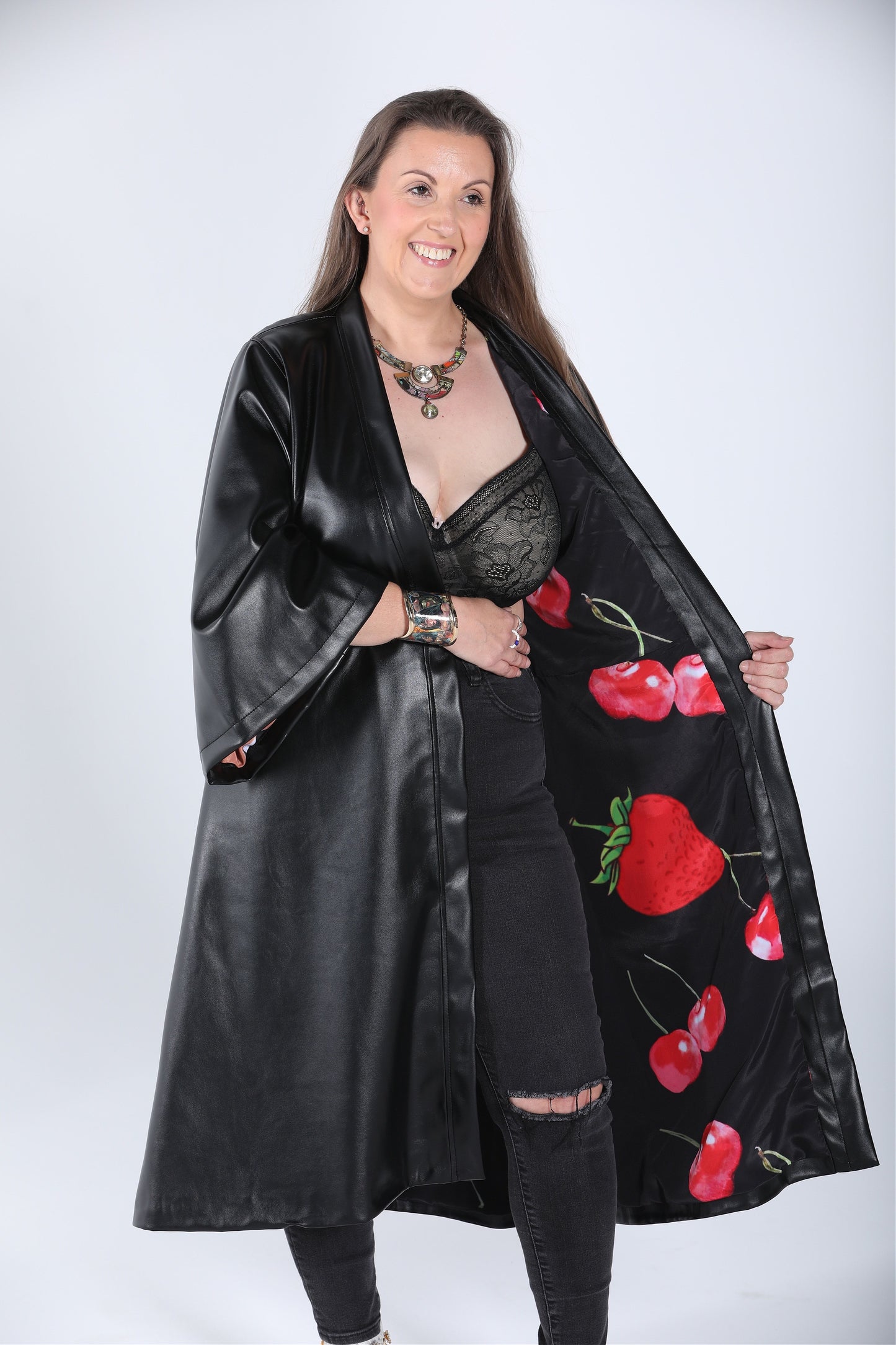 Vegan Luxe Leather Lined DreamCoat